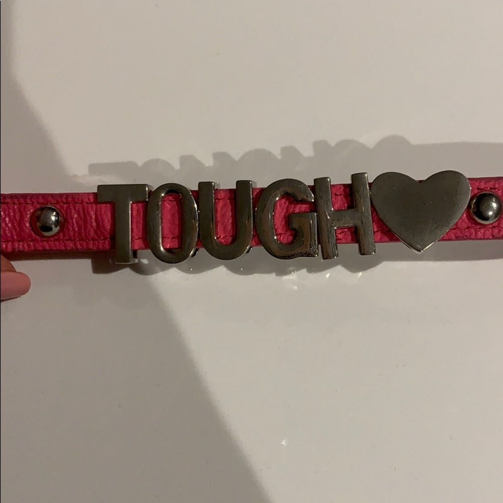 Tough ❤️ leather bracelet